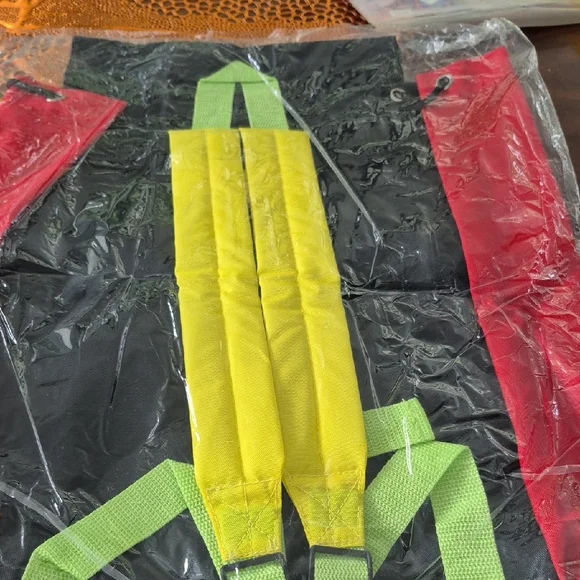 Red and Yellow Contiki Backpack - Picture 5 of 6